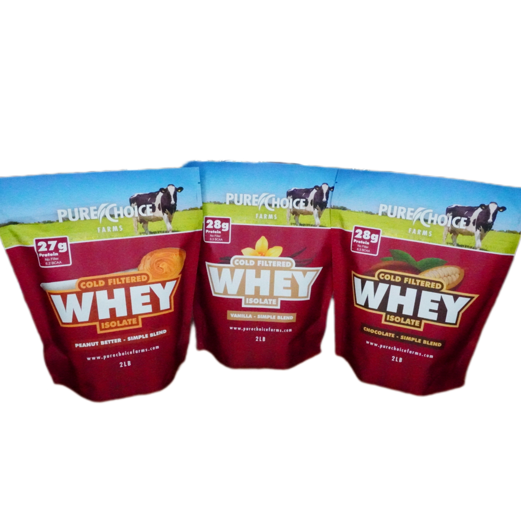 3-Flavor Whey Protein Isolate Combos