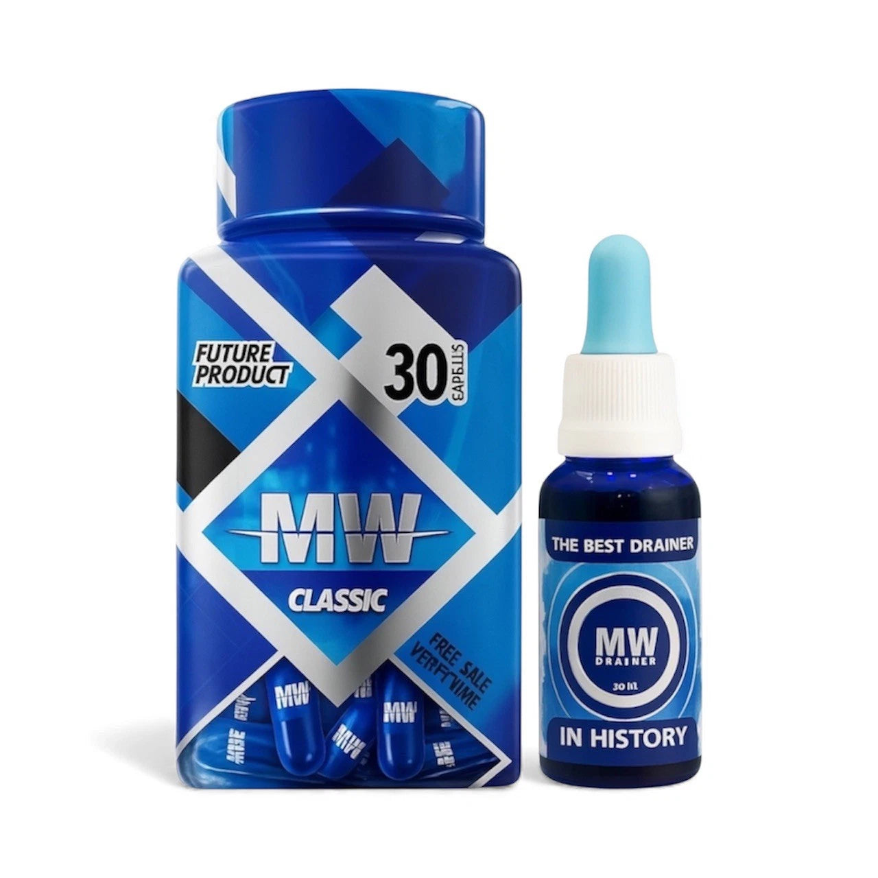 ✅ MW Kit Fat Burner & Drainer Detox Ginkgo Bilboa Carnitine 7 Keto Green Tea ✅