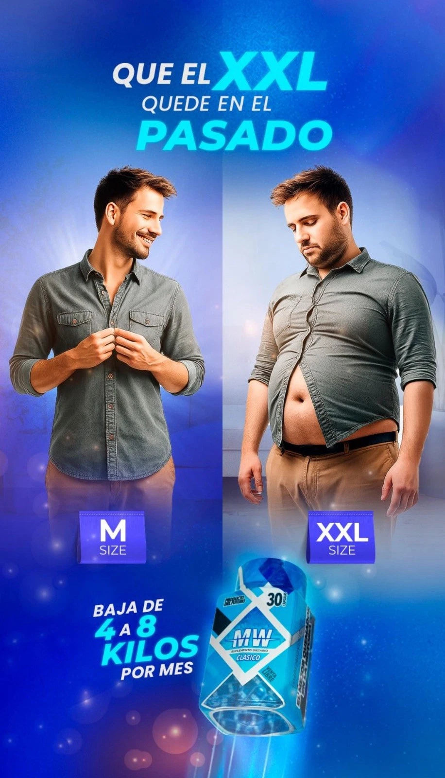 MW CLASSIC + MW GOLD+ MW DRAINER DETOX WEIGHT LOSS SUPPLEMENT