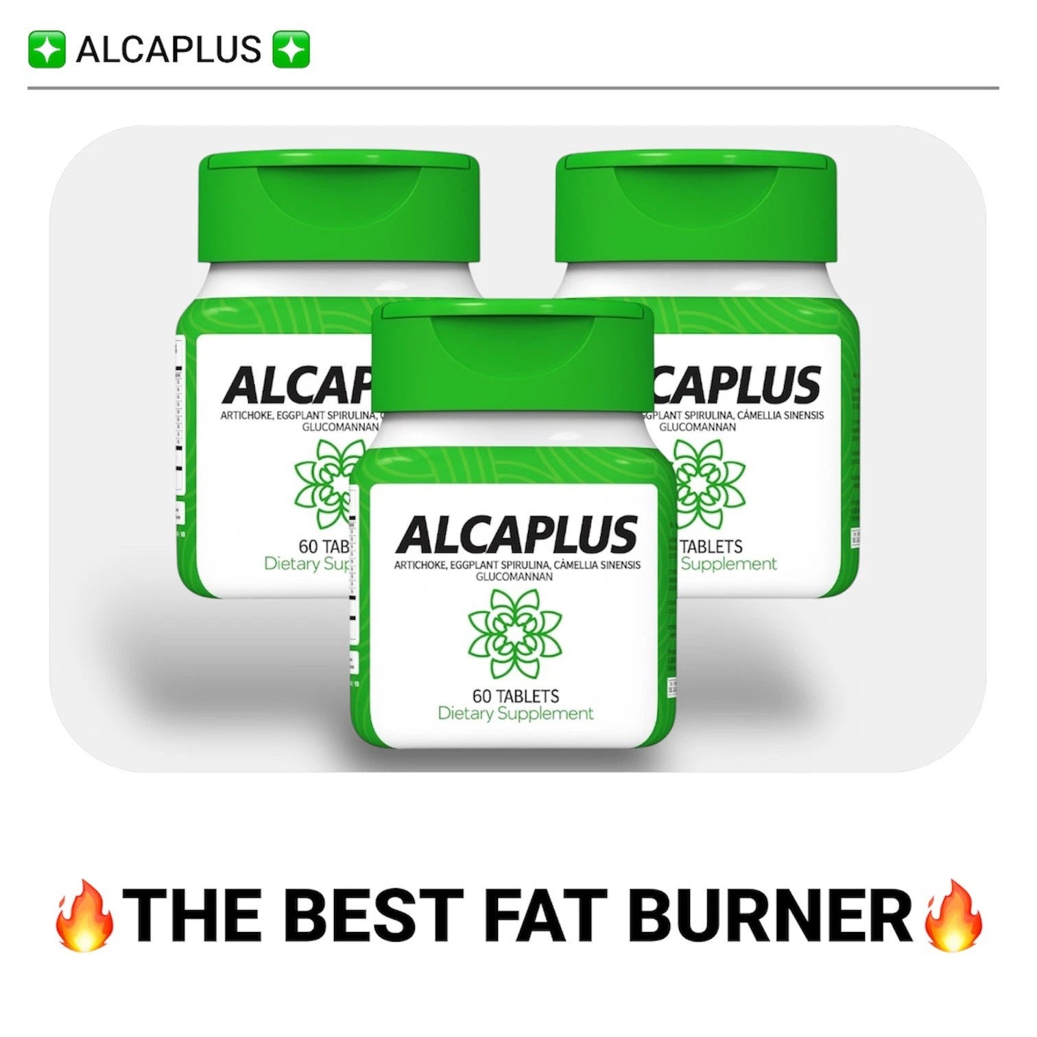 ✅ ALCAPLUS  KIT 3 WEIGHT LOSSS  NATURAL DETOX FOR MEN & WOMEN ADELGAZANTE 🔥