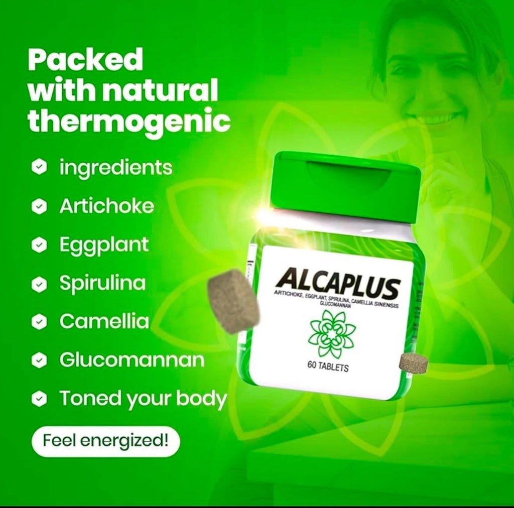 ✅ALCAPLUS  WEIGHT LOSSS  NATURAL DETOX FOR MEN & WOMEN ADELGAZANTE 🔥